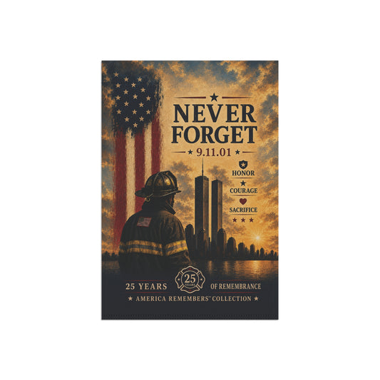 9/11 Guardian of Courage Garden Flag