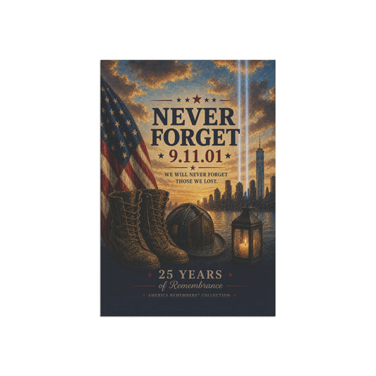 9/11 The Final Salute Garden Flag