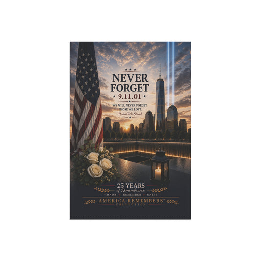 9/11 Reflecting Forever Garden Flag
