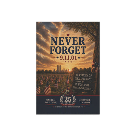 9/11 Field of Honor Garden Flag
