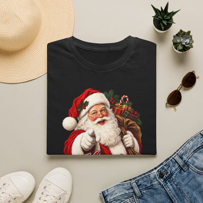 Santa Claus Merry Christmas T‑Shirt — Vintage Holiday Graphic Tee
